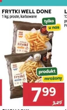 Frytki proste Well Done +1 wariant