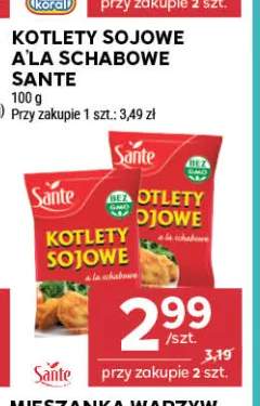 Kotlety sojowe a'la schabowe Sante