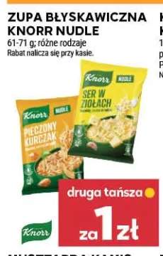 Zupa błyskawiczna Knorr Nudle pieczony kurczak +1 wariant