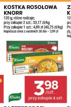 Kostka rosołowa Knorr wołowa +1 wariant