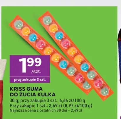 Guma do żucia kulka Kriss