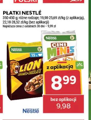 Płatki śniadaniowe Nestlé