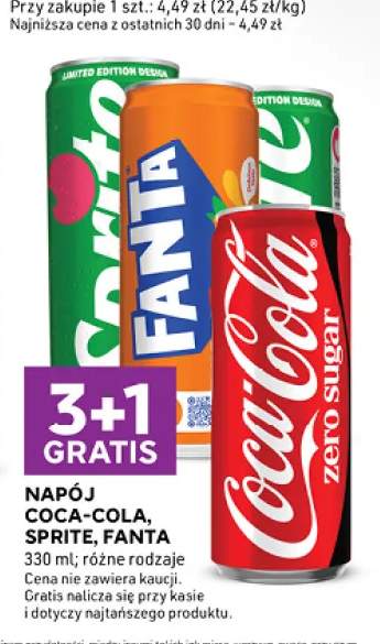 Napój gazowany Coca-Cola +2 warianty