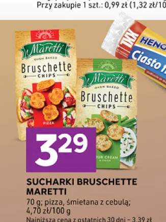 Sucharki Bruschette Maretti pizza +1 wariant