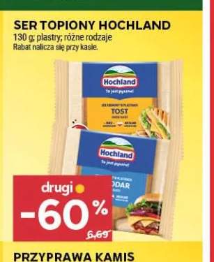 Ser topiony w plastrach Tost Hochland +1 wariant