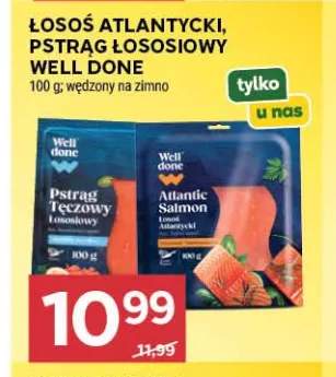 Łosoś atlantycki wędzony na zimno Well Done +1 wariant