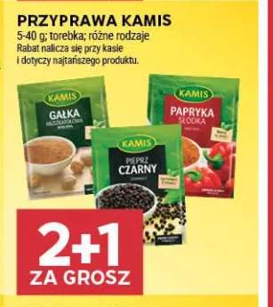 Przyprawa gałka muszkatołowa Kamis +2 warianty