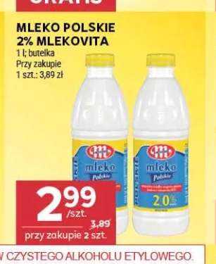 Mleko polskie Mlekovita 2%