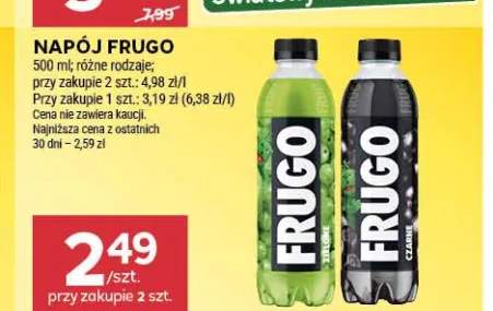 Napój Frugo zielone +1 wariant