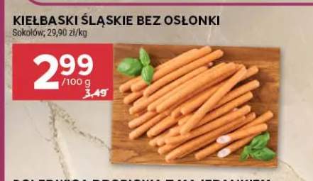 Kiełbaski śląskie bez osłonki Sokołów