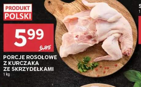 Porcje rosołowe z kurczaka ze skrzydełkami