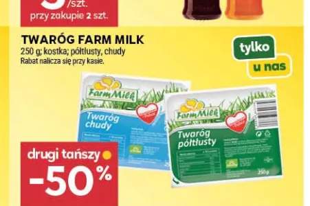 Twaróg Farm Milk półtłusty +1 wariant