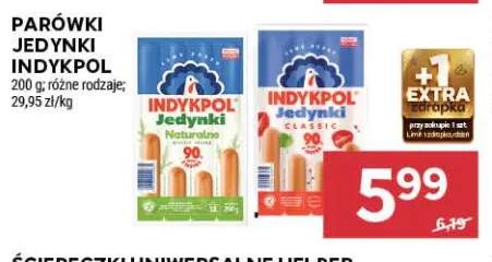 Parówki Jedynki Naturalne Indykpol +1 wariant