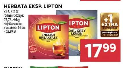 Herbata ekspresowa Lipton English Breakfast +1 wariant