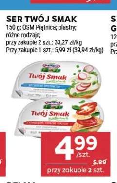 Ser Piątnica Twój Smak w plastrach naturalny