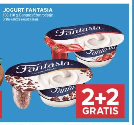 Jogurt Fantasia z truskawkami