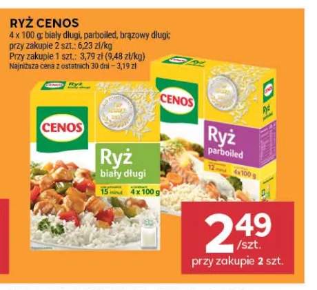 Ryż Cenos biały długi +2 warianty