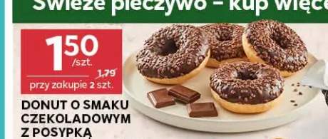 Donut o smaku czekoladowym z posypką