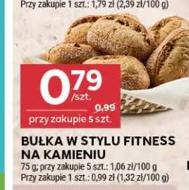 Bułka w stylu fitness na kamieniu