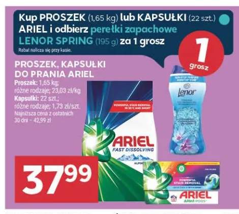 Proszek do prania Ariel +1 wariant