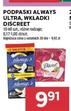 Wkładki Discreet +1 wariant