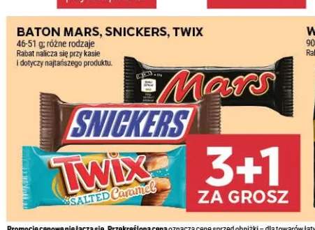 Baton Snickers +2 warianty