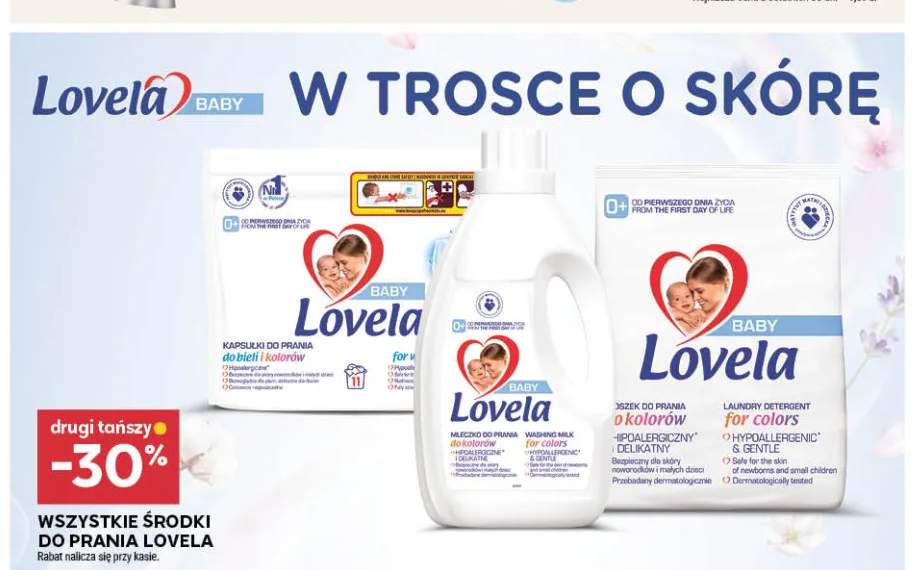 Proszek do prania do kolorów Lovela Baby +3 warianty