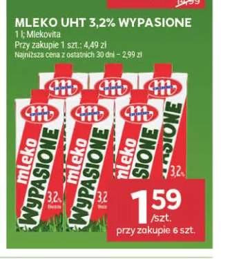 Mleko UHT Wypasione Mlekovita 3,2%