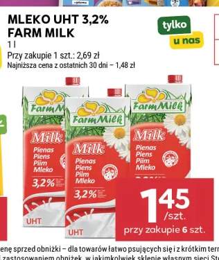 Mleko UHT Farm Milk 3,2%