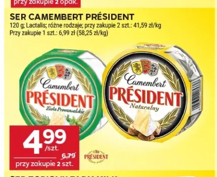 Ser Camembert Zioła Prowansalskie Président +1 wariant