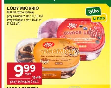Lody Mio & Rio tiramisu +1 wariant