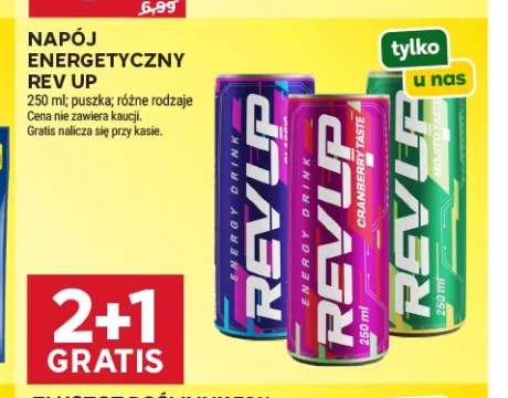 Napój energetyczny Rev Up Energy Drink +2 warianty