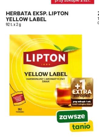 Herbata ekspresowa Lipton Yellow Label