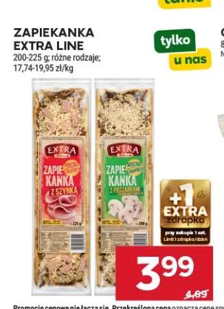 Zapiekanka z szynką Extra Line +1 wariant