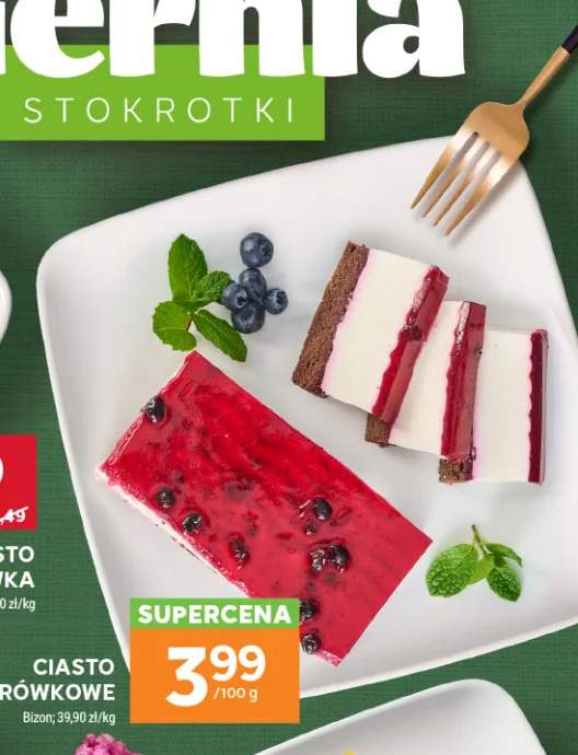 Ciasto borówkowe Bizoń