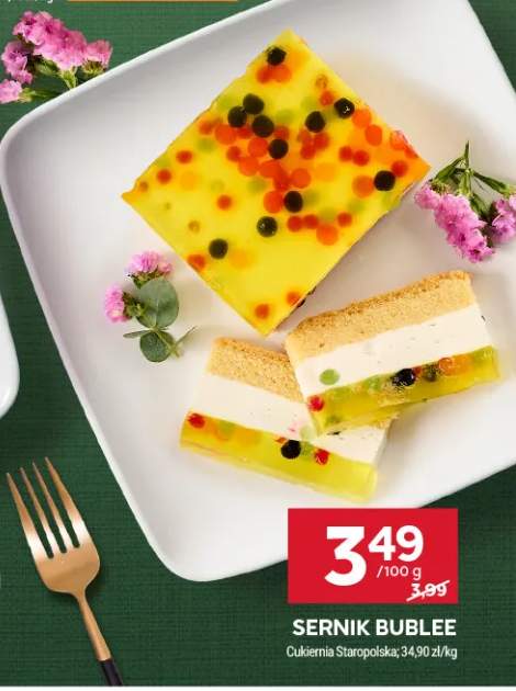 Sernik Bublee Cukiernia Staropolska
