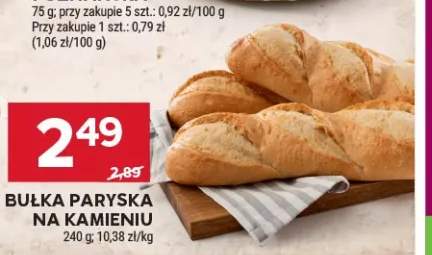 Bułka paryska na kamieniu