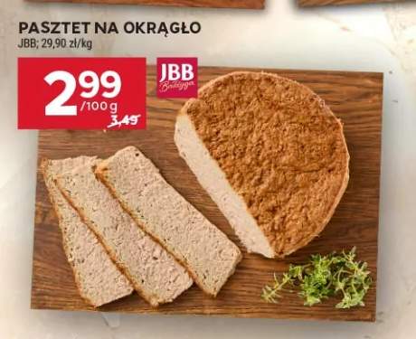 Pasztet na okrągło JBB