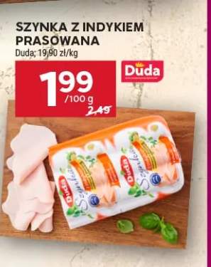 Szynka z indykiem prasowana Duda