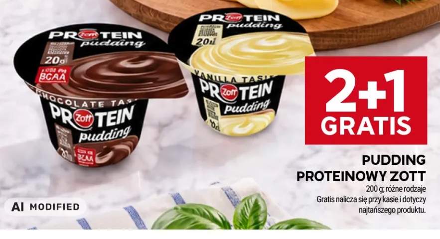 Pudding proteinowy Zott czekoladowy +1 wariant