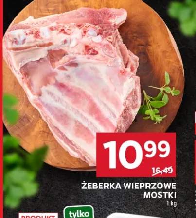 Żeberka wieprzowe mostki