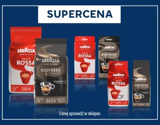 Kawa mielona Lavazza Qualita Rossa +1 wariant