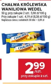 Chałwa królewska waniliowa