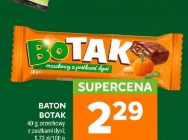 Baton Botak orzechowy z pestkami dyni