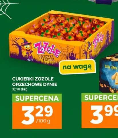 Cukierki Zozole orzechowe dynie
