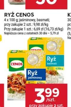 Ryż Cenos jaśminowy 4-pak +1 wariant
