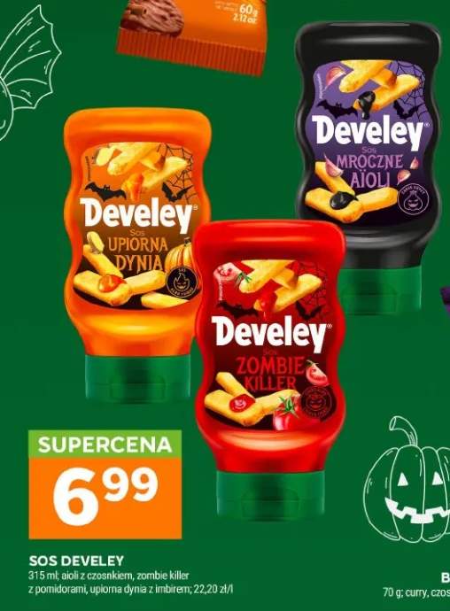 Sos aioli z czosnkiem Develey +2 warianty