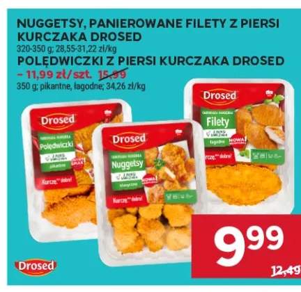 Nuggetsy z piersi kurczaka Drosed +3 warianty