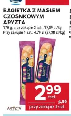 Bagietka z masłem czosnkowym Aryzta