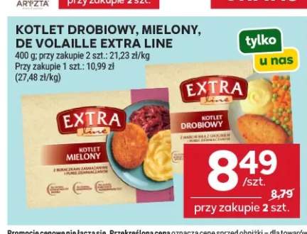 Kotlet drobiowy Extra Line +2 warianty